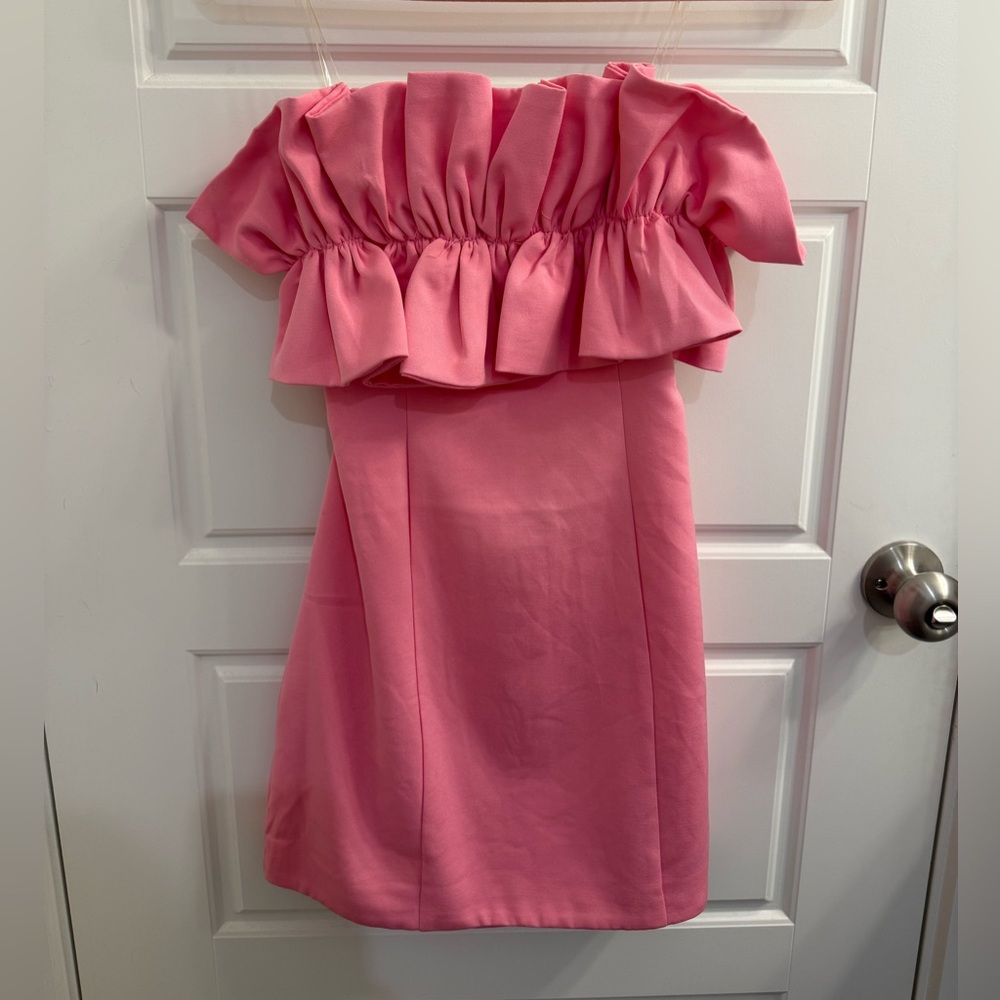 Pink Ruffled Dress